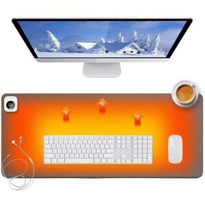 Warm Desktop Mouse Pad, 31" x 13" HeatedMouse Pad Great when you have cold hands
